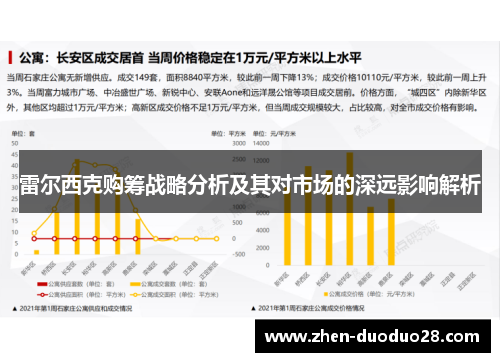 雷尔西克购筹战略分析及其对市场的深远影响解析 雷尔西克购筹战略分析及其对市场的深远影响解析